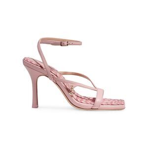 COACH Women's Kaia Leather Ankle-Strap Sandals Carnation 9